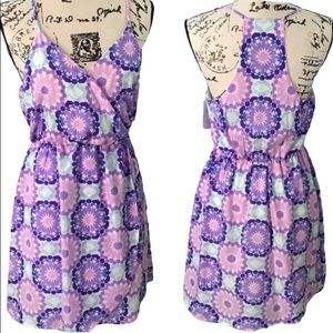 Everly | Floral Print Racerback Midi Dress | M NEW